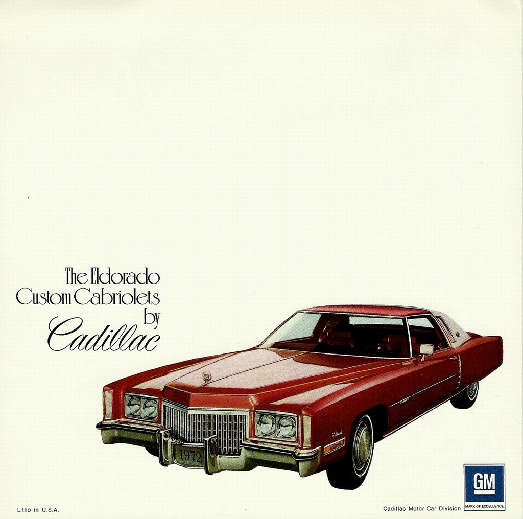 1972 Cadillac Eldorado Custom Cabriolet Brochure Page 2